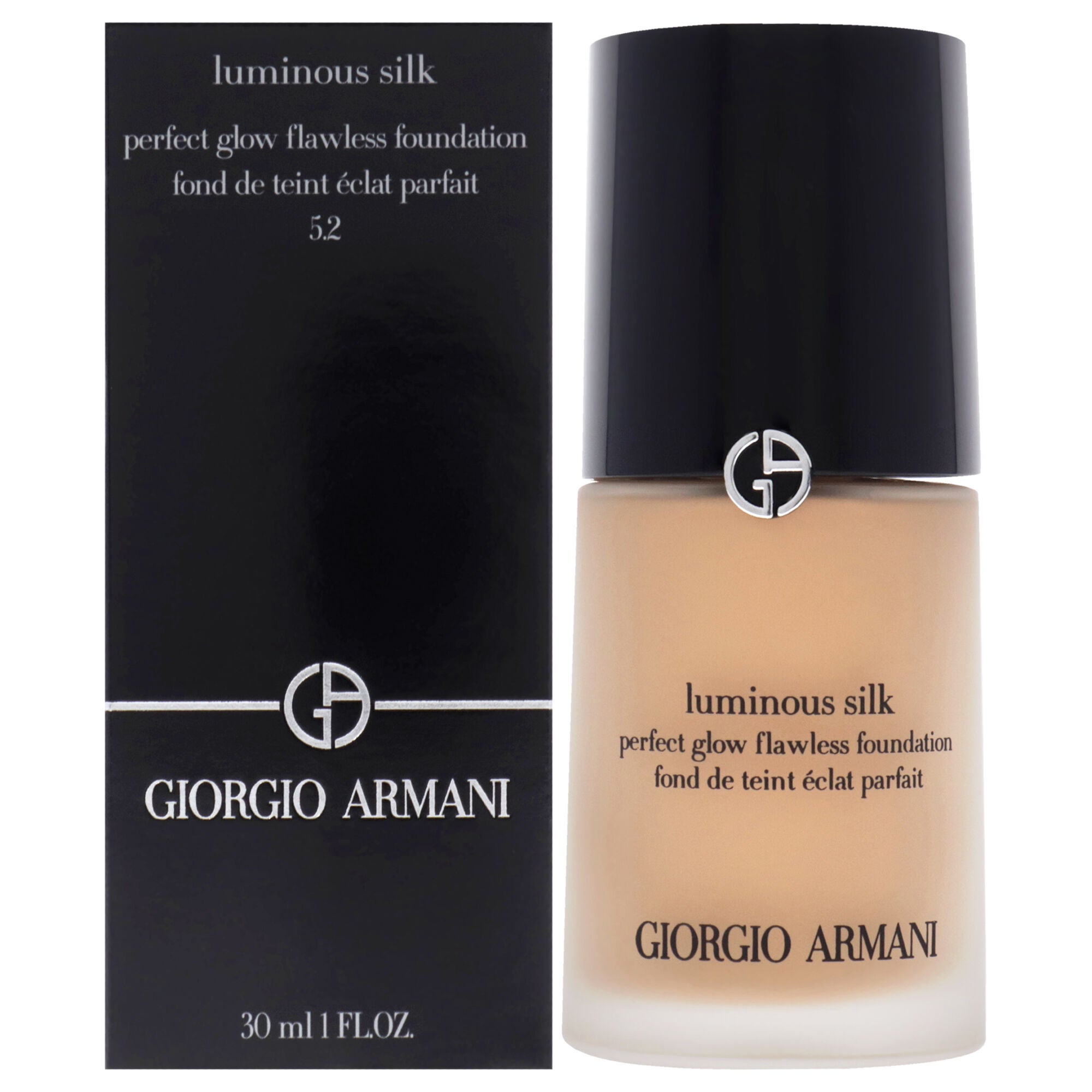 Luminous Silk Foundation - 5.2 Light to Medium Peach by Giorgio Armani for Women - 1 oz Foundation, See Description, hi-res image number 0