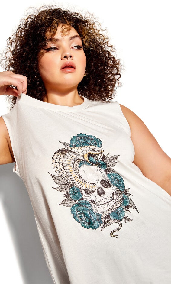 Sloan Graphic Tee - ivory, , alternate image number 4