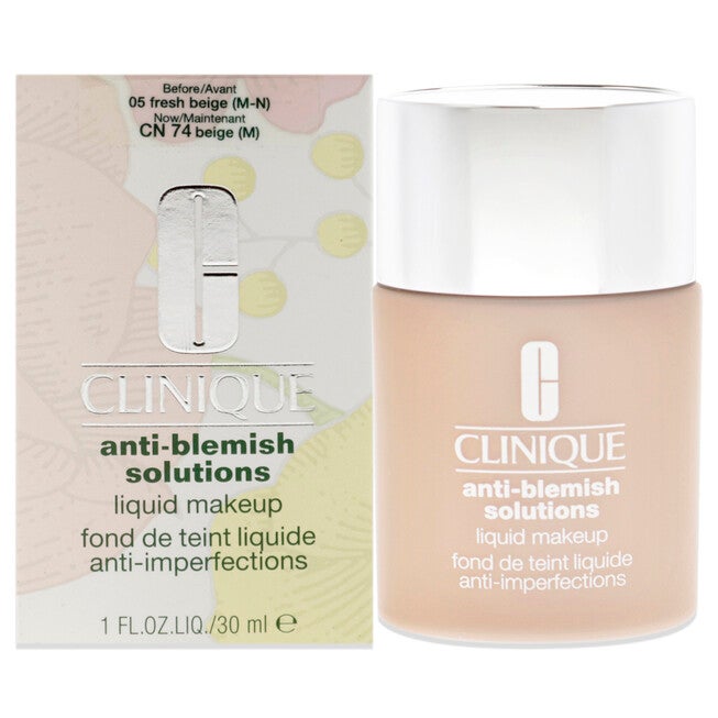 Anti-Blemish Solutions Liquid Makeup 05 Fresh Beige(MF-M)-Dry Comb. To Oily Skin by Clinique for Women - 1 oz Foundation, See Description, hi-res image number 0