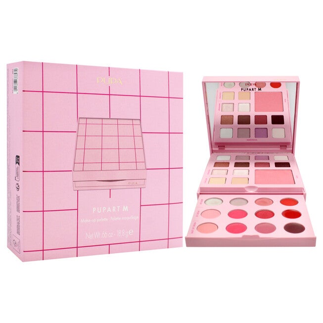 Pupart M Make-Up Palette - 002 Pink by Pupa Milano for Women - 0.66 oz Makeup, See Description, alternate image number 2