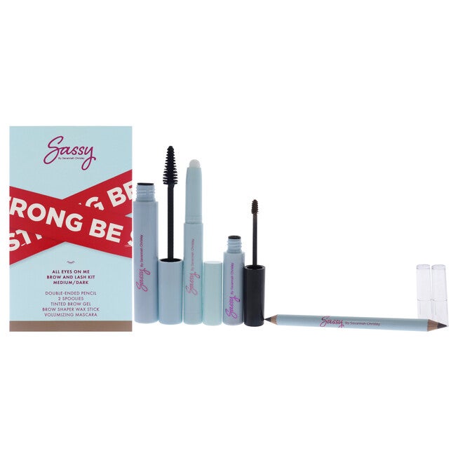 Breakup Collection All Eyes on me Brow and Lash Kit - Medium-Dark by Sassy by Savannah Chrisley for Women - 6 Pc Set, NA, hi-res image number 0
