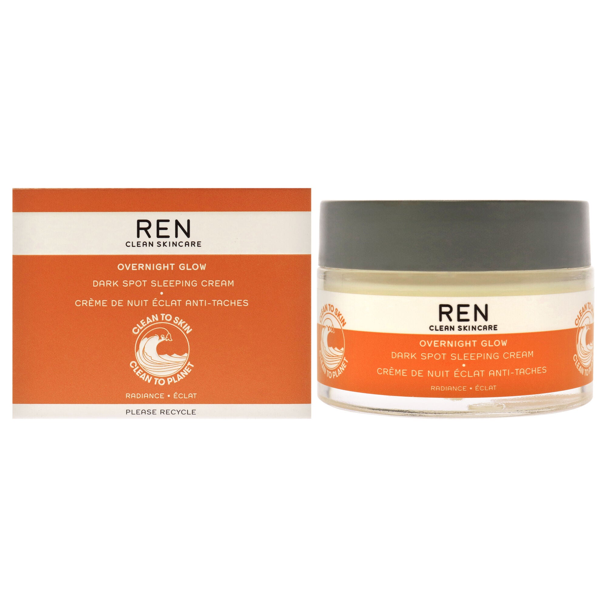 Overnight Glow Dark Spot by REN for Unisex - 1.7 oz Cream, See Description, hi-res image number 0