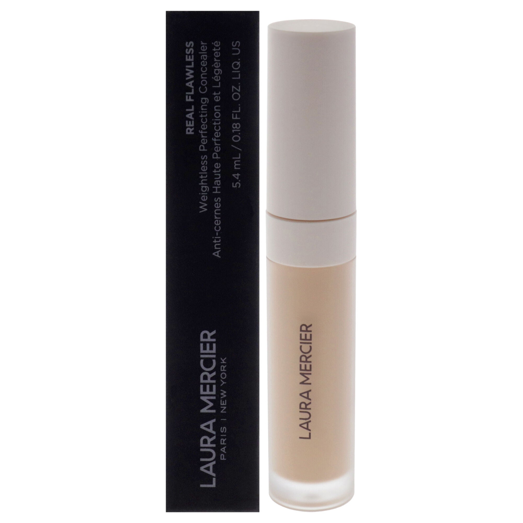 Real Flawless Weightless Perfecting Concealer - 2W1 Light with Warm Undertones by Laura Mercier for Women - 0.18 oz Concealer, See Description, hi-res image number 0