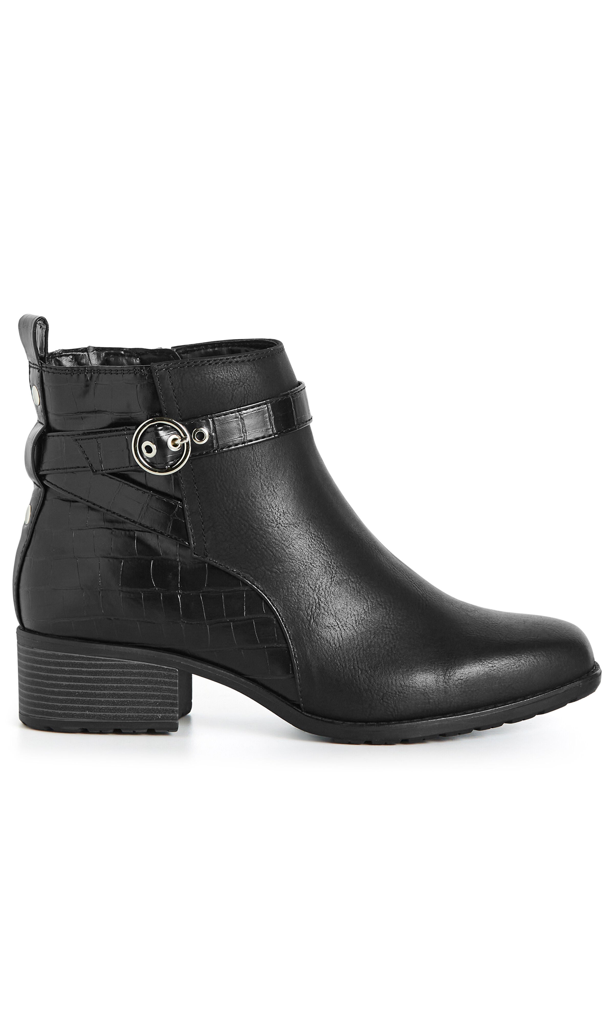 WIDE FIT Imogen Ankle Boot - black, , alternate image number 1
