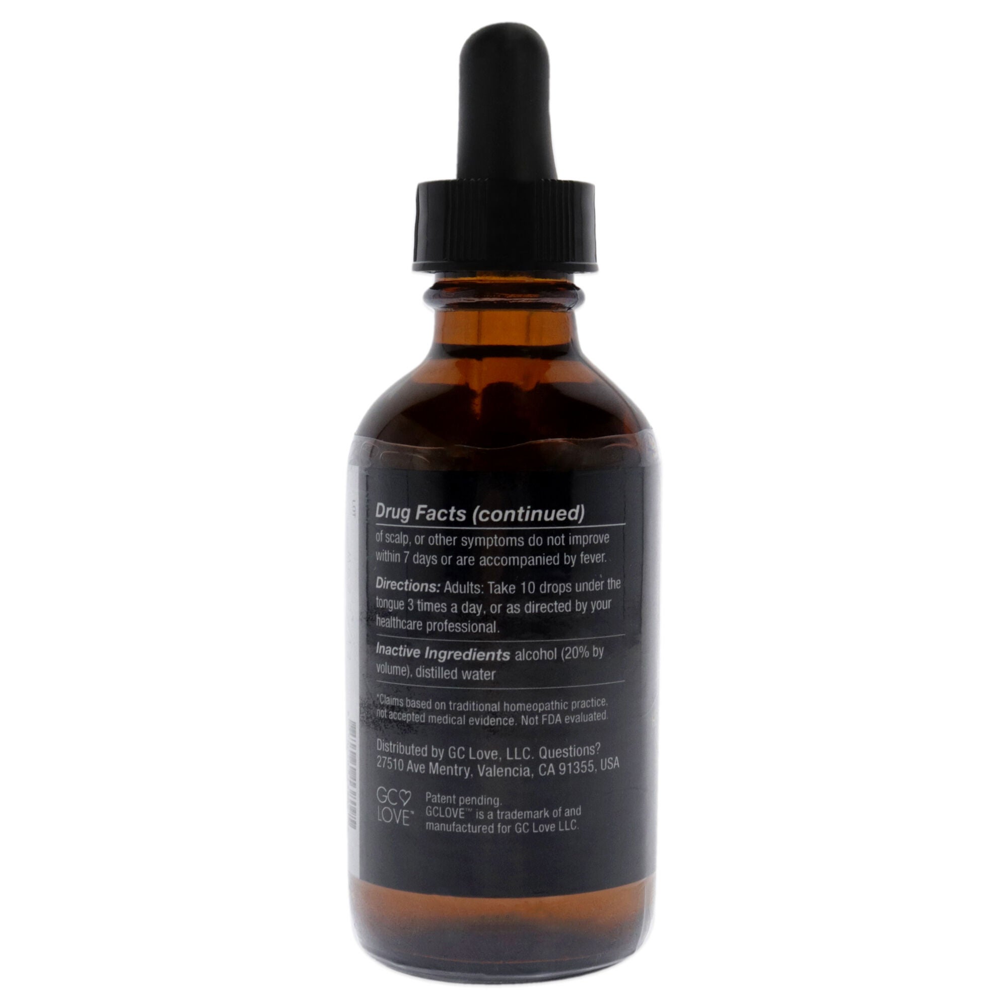 Hair AF Homeopathic Sublingual Drops by Gerard Cosmetic for Unisex - 2 oz Treatment, , alternate image number 3