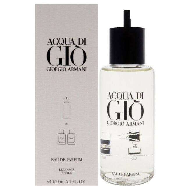 Acqua Di Gio by Giorgio Armani for Men - 5.1 oz EDP Spray (Refill), See Description, hi-res image number 0