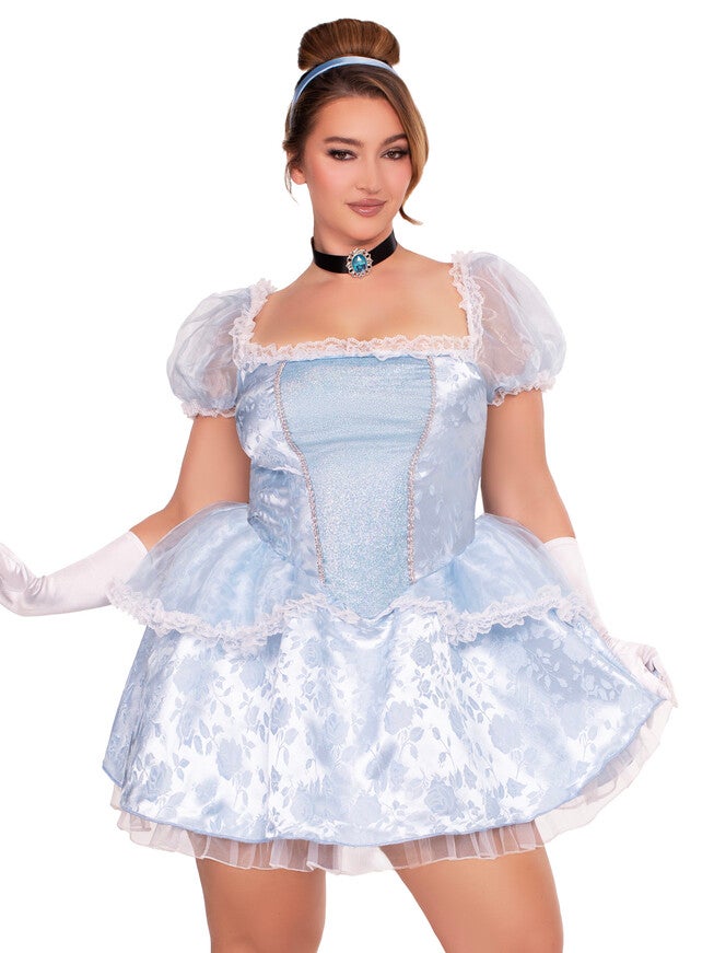 Cinderella Cutie Costume, Blue, hi-res image number 0