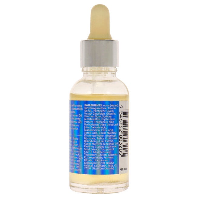 Coconut Water Face Serum Tanning Drops by Skinny Tan for Women - 1 oz Serum, See Description, alternate image number 2