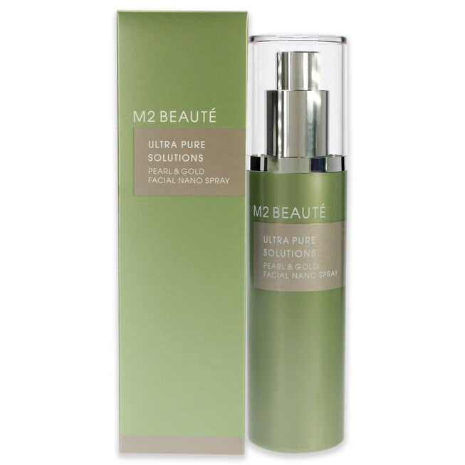 Ultra Pure Solutions Pearl and Gold Facial Nano Spray by M2 Beaute for Women - 2.5 oz Facial Spray, See Description, hi-res image number 0