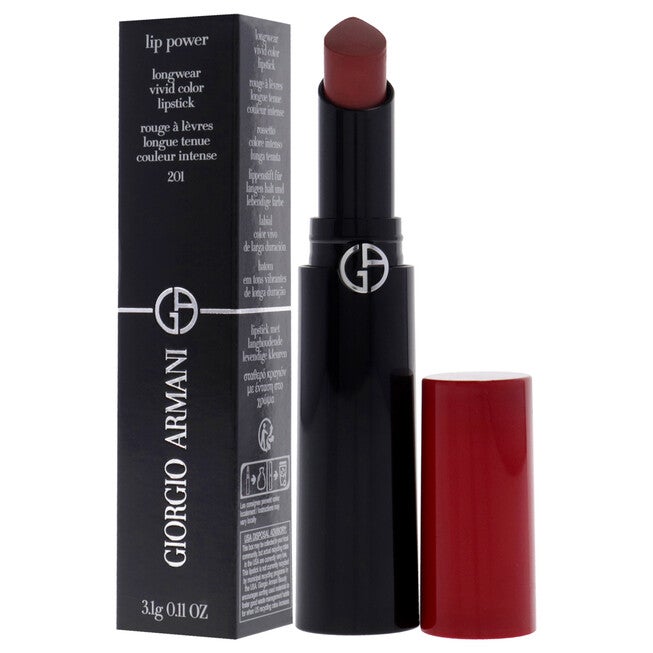 Lip Power Longwear Vivid Color Lipstick - 201 Majestic by Giorgio Armani for Women - 0.11 oz Lipstick, , alternate image number null