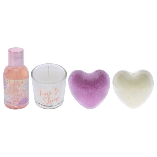 Bubble Boutique Relax and Bath - Eco Packaging by Style and Grace for Women - 4 Pc 3.38oz Body Wash, 2 x 0.71oz Bath Fizzer, 1.06oz Candle, See Description, alternate image number 3