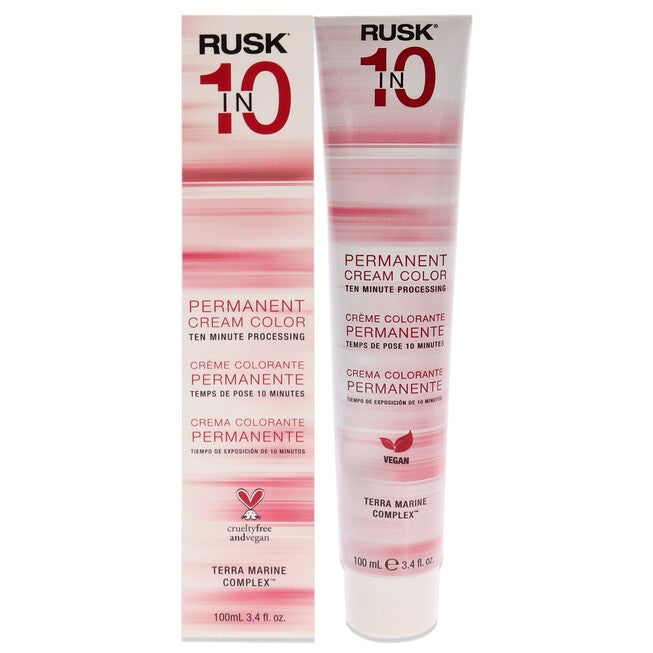 Permanent Cream Color In10 - 5M Light Mahogany Brown by Rusk for Unisex - 3.4 oz Hair Color, See Description, hi-res image number 0
