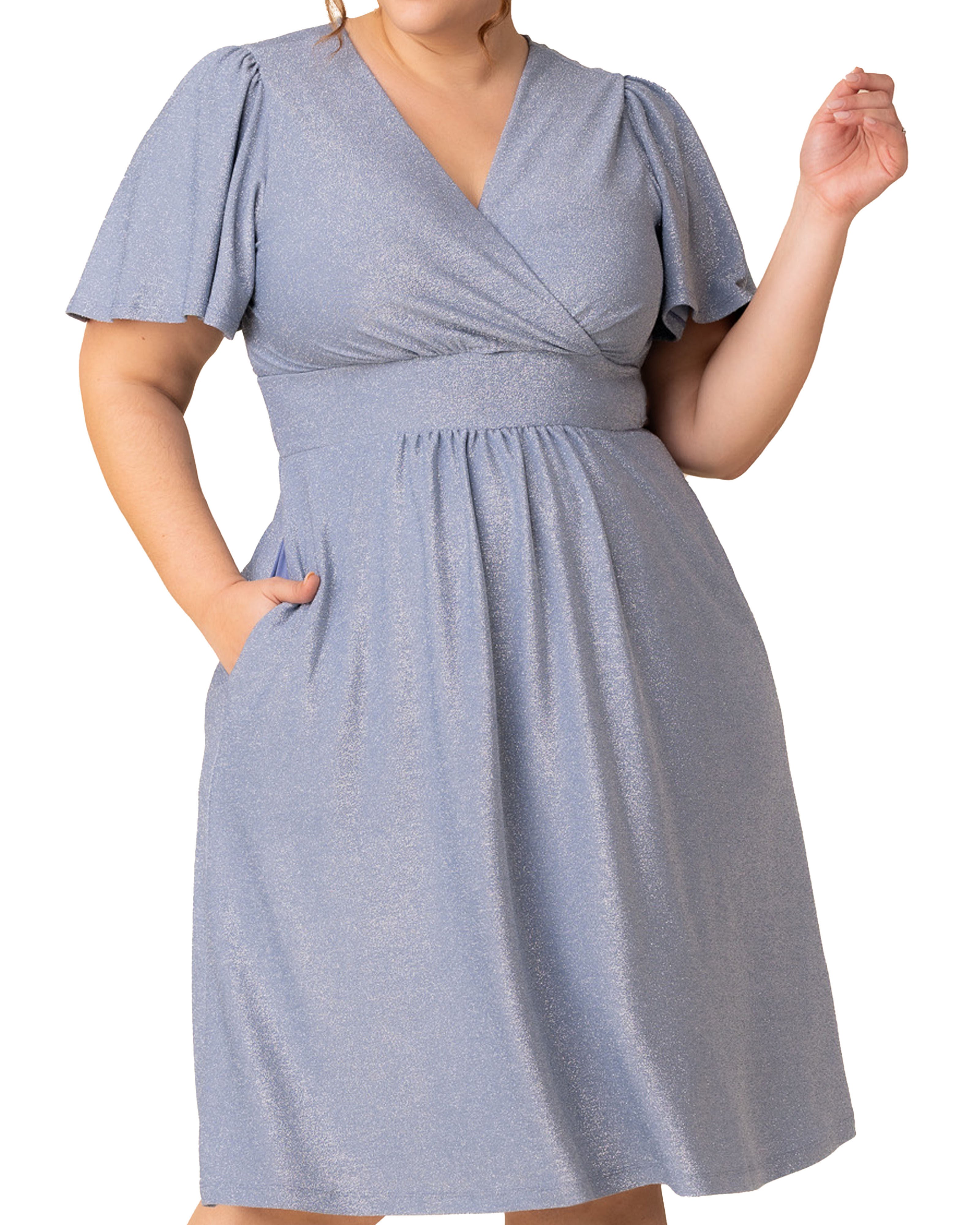 Crystal Cove Cocktail Dress, CELESTIAL SPARKLE / Light Blue, alternate image number 2