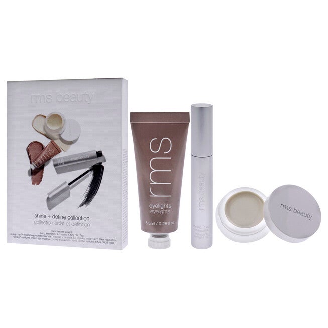 Shine plus Define Collection by RMS Beauty for Women - 3 Pc 0.28oz Eyelights Cream Eye Shadow, 0.17oz Living Luminizer, 0.34oz Mascara, See Description, alternate image number 3
