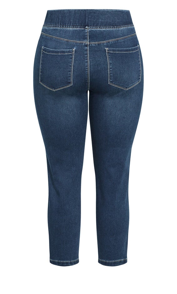 Butter Denim Pull On Jean Mid Wash - tall, , alternate image number 3