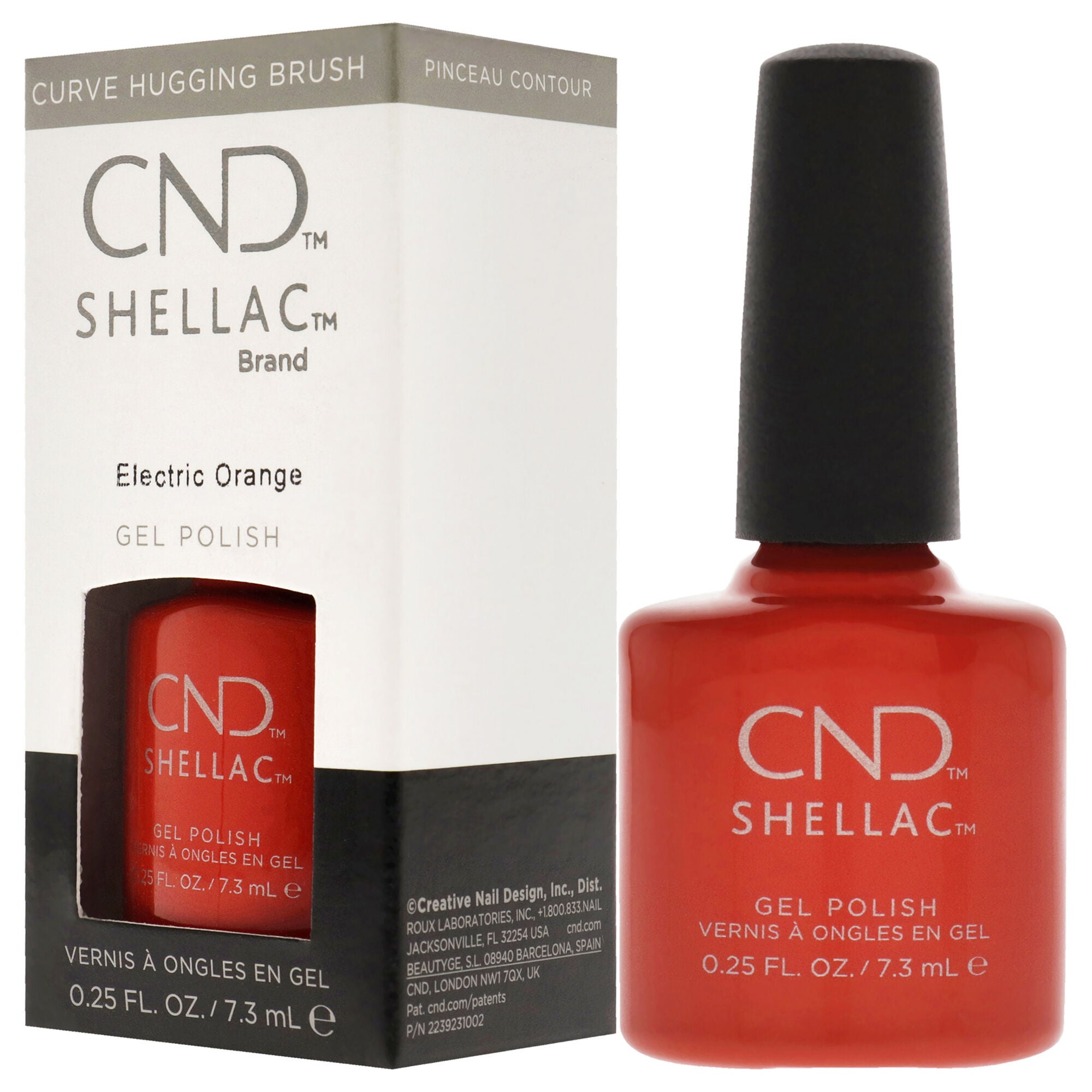 Shellac Nail Color - Electric Orange by CND for Women - 0.25 oz Nail Polish, , alternate image number 8