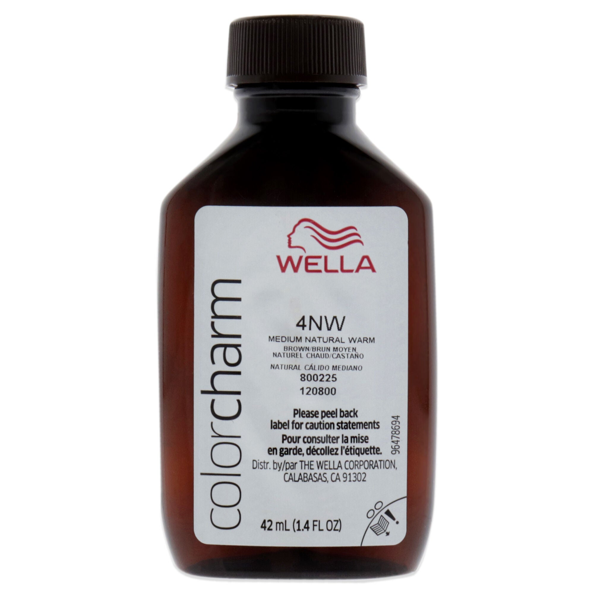 Color Charm Permanent Liquid Haircolor - 4NW Medium Natural Warm Blonde by Wella for Unisex - 1.4 oz Hair Color, See Description, alternate image number 1