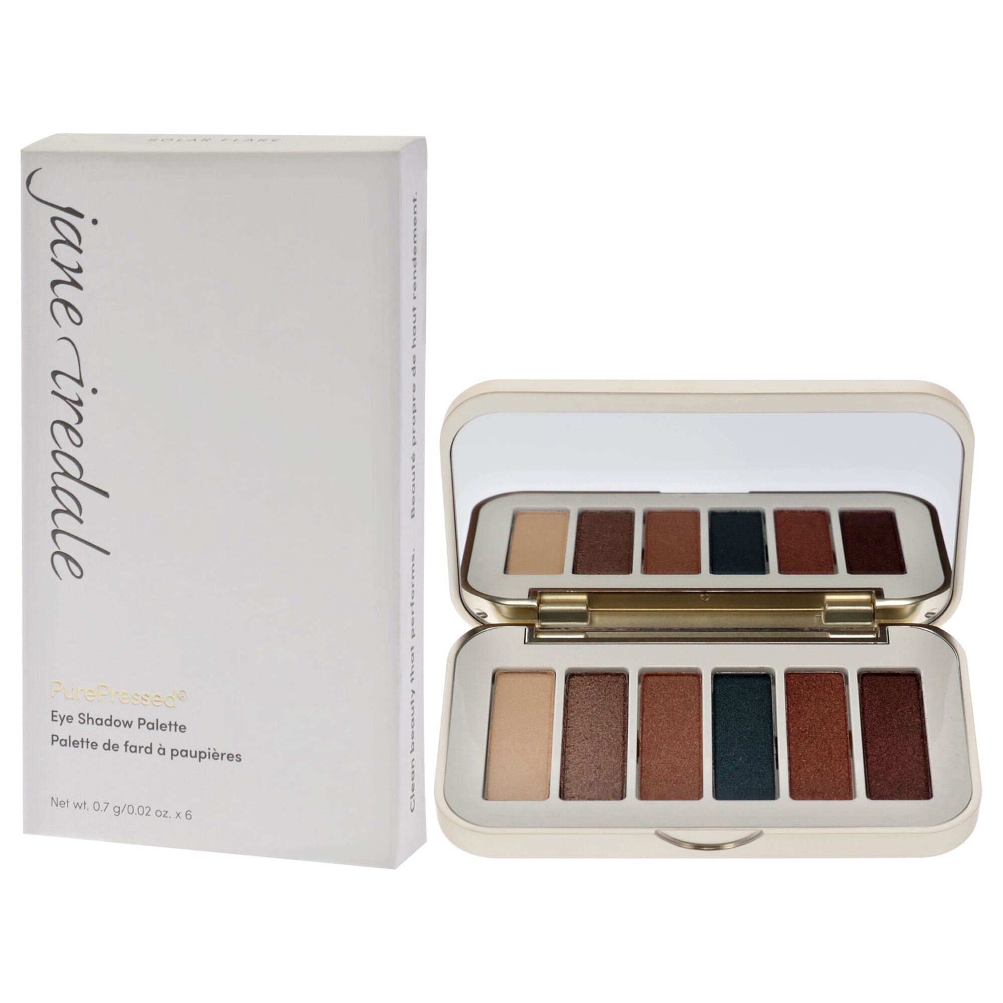 PurePressed Eye Shadow Palette - Solar Flare by Jane Iredale for Women - 0.12 oz Eye Shadow, Multi, alternate image number 2