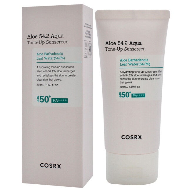 Aloe 54.2 Aqua Tone-Up Sunscreen SPF 50 Plus by Cosrx for Unisex - 1.69 oz Sunscreen, See Description, alternate image number 3