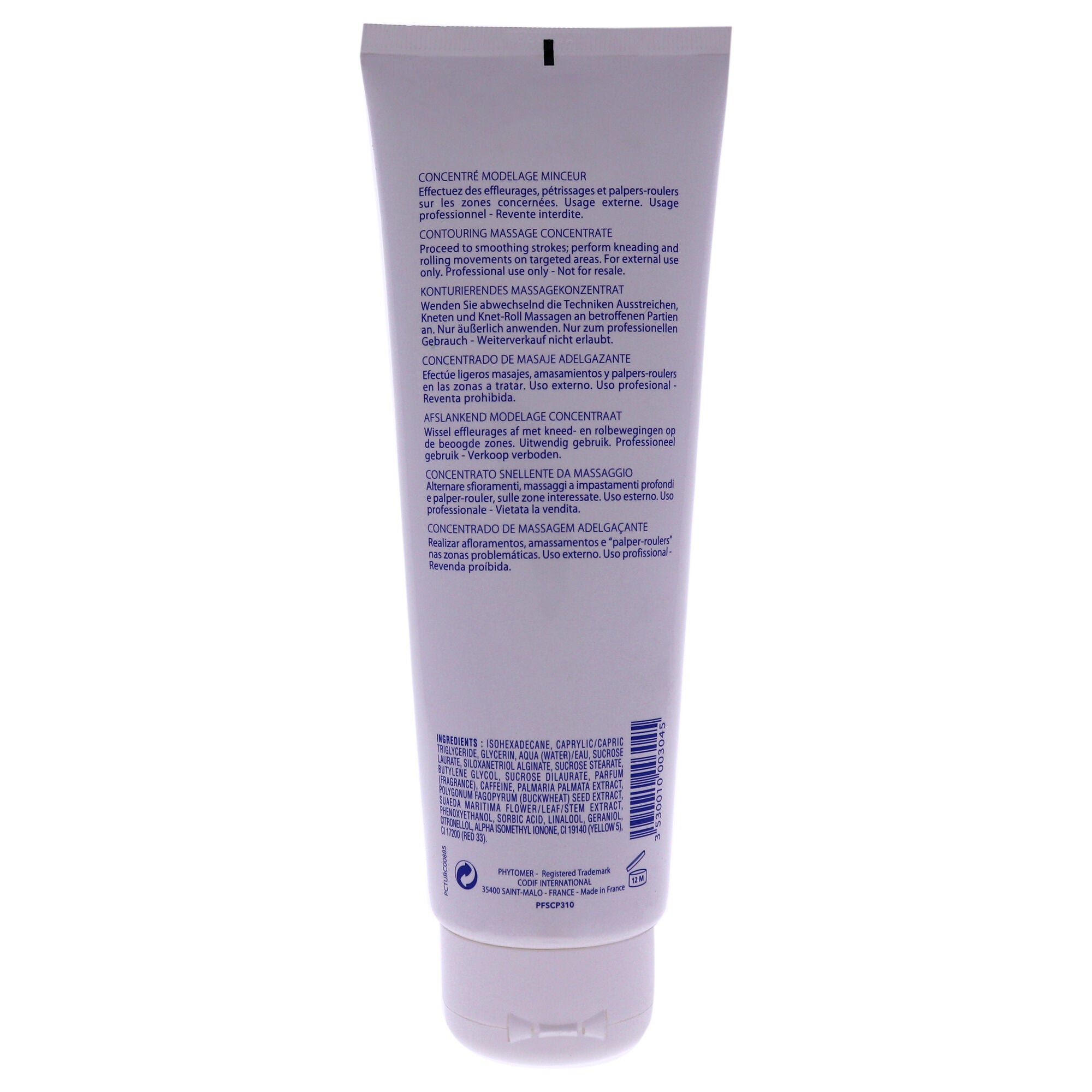 Contouring Massage Concentrate by Phytomer for Unisex - 8.4 oz Concentrate, See Description, alternate image number 1
