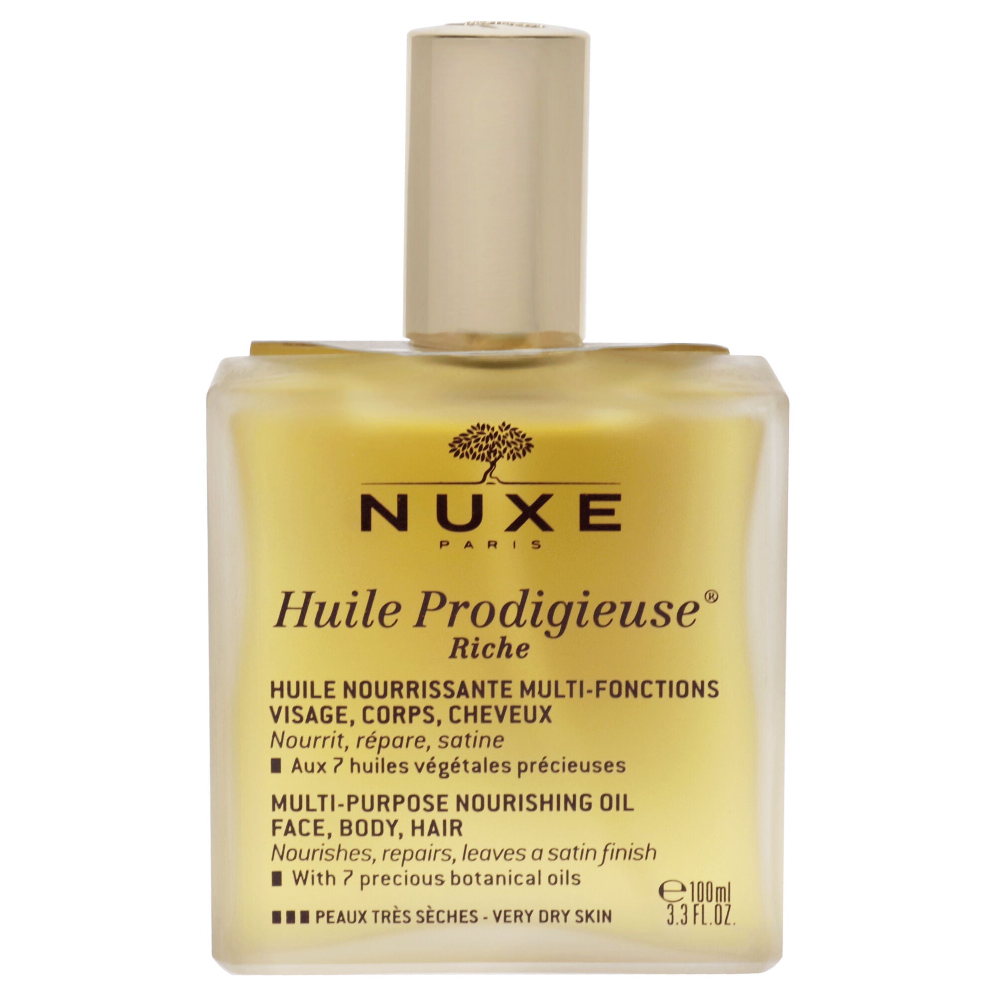 Huile Prodigieuse Riche Multi-Purpose Nourishing Oil by Nuxe for Unisex - 3.3 oz Oil, See Description, hi-res image number 0