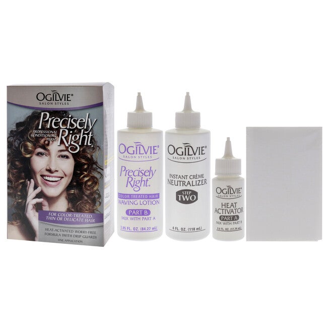 Precisely Right Professional Conditioning Perm for Color-Treated Thin or Delicate Hair by Ogilvie Salon Styles for Women - 1 Application Treatment, See Description, alternate image number 3