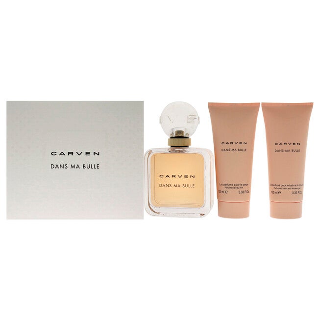 Dans Ma Bulle by Carven for Women - 3 Pc Gift Set 3.3oz EDP Spray, 3.3oz Body Milk, 3.3oz Shower Gel, See Description, hi-res image number 0
