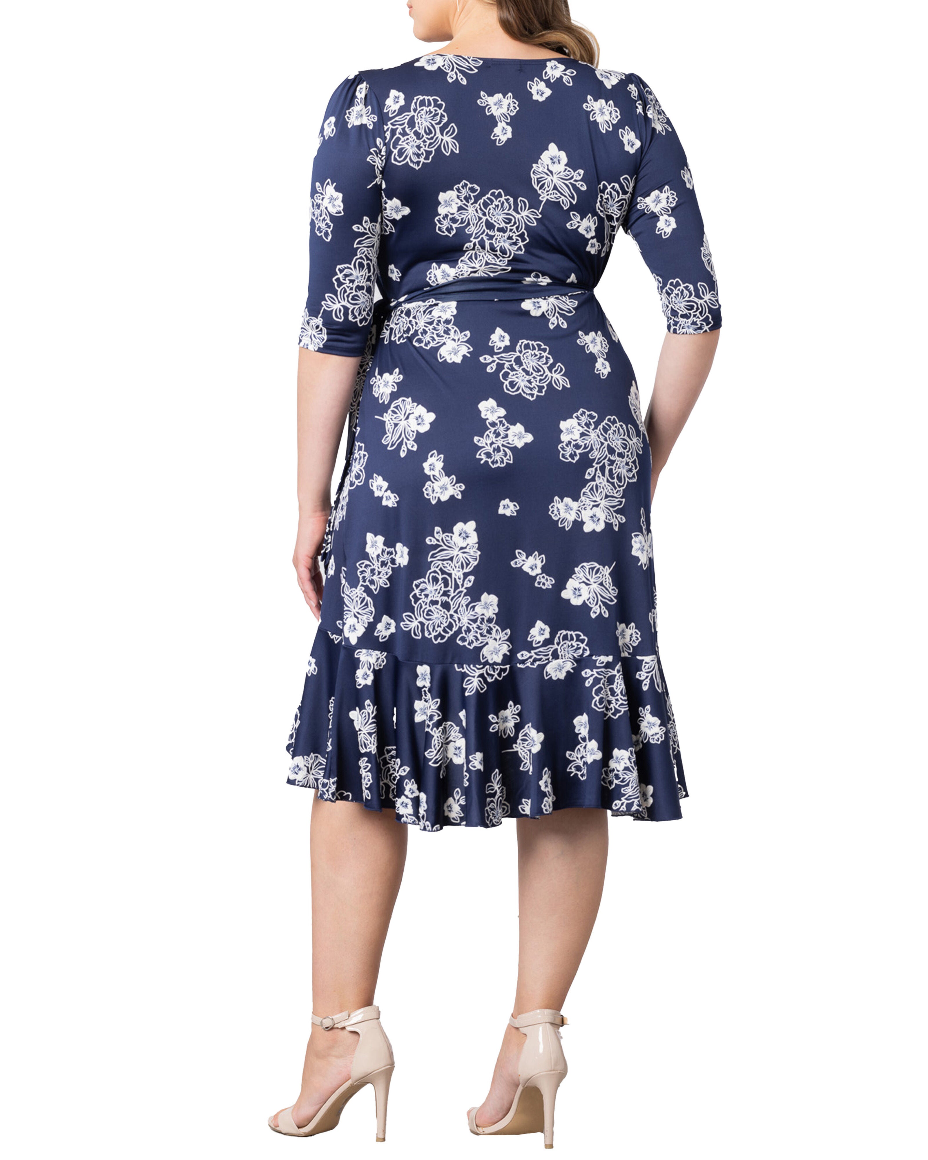 Flirty Flounce Wrap Dress, , alternate image number 8