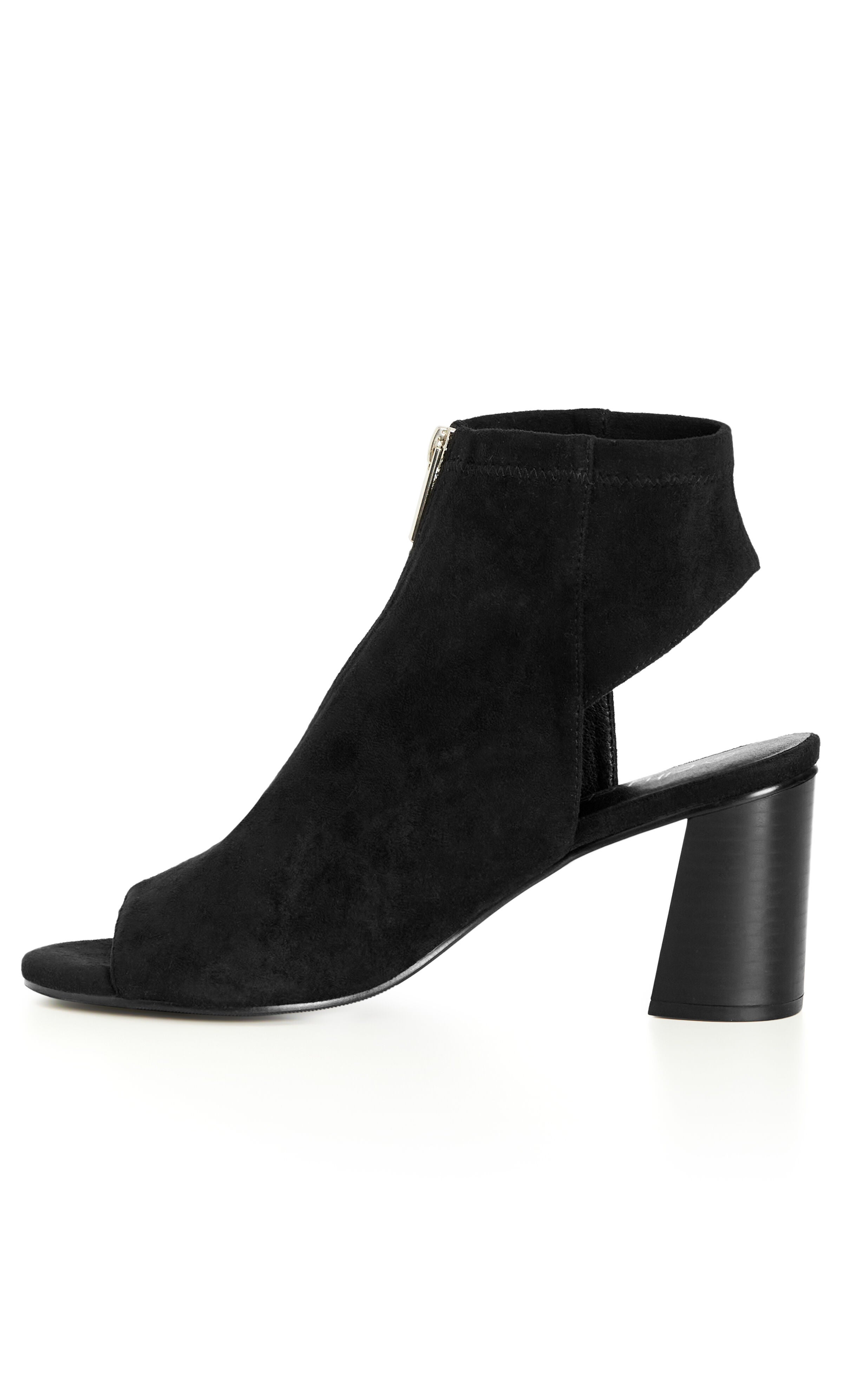 WIDE FIT Zip Zara Heel - black, , alternate image number 3