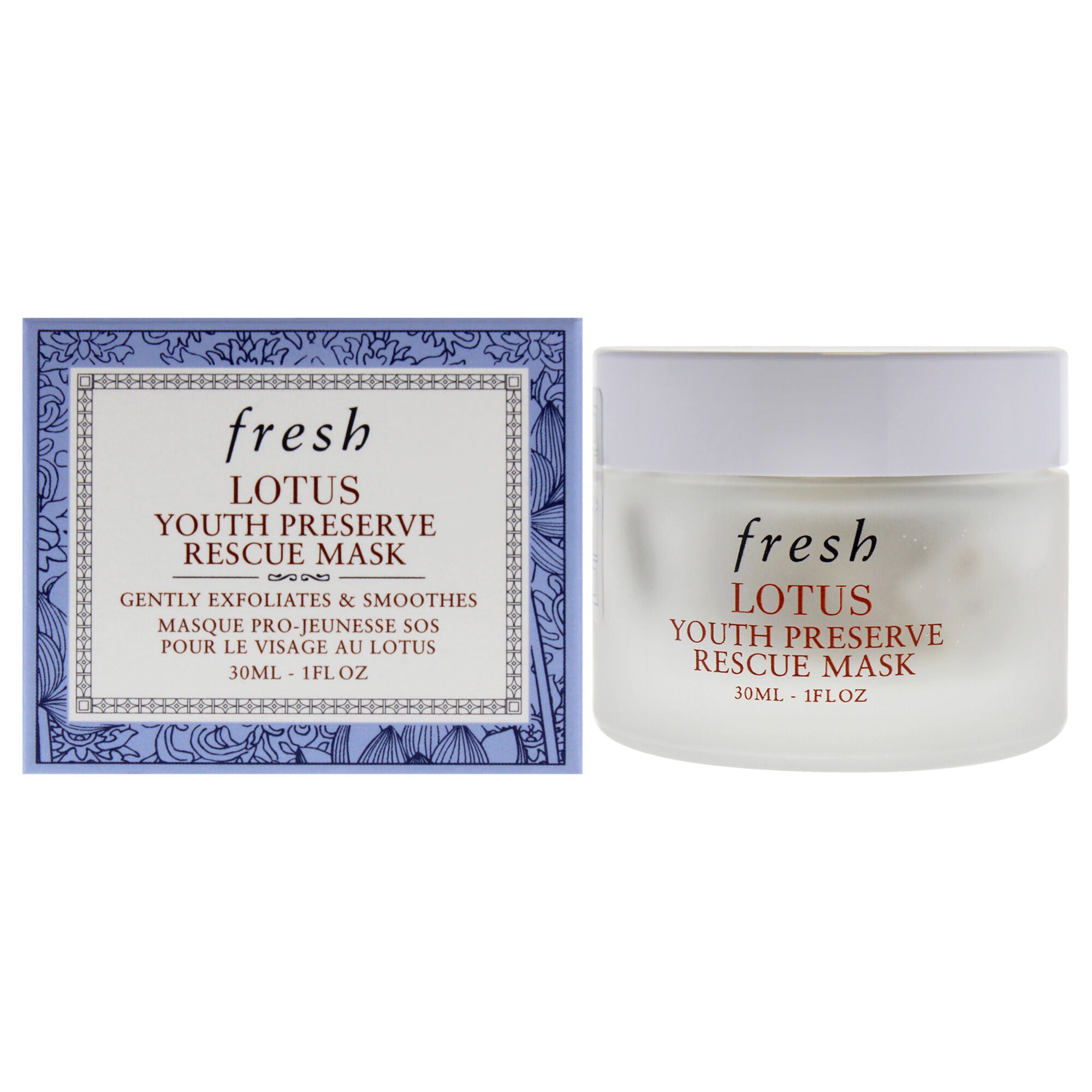 Lotus Youth Preserve Rescue Mask by Fresh for Women - 1 oz Mask, See Description, hi-res image number 0