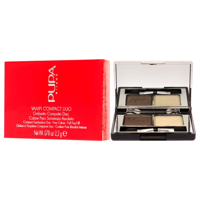 Vamp! Compact Duo Eyeshadow - 008 Cream Taupe by Pupa Milano for Women - 0.078 oz Eye Shadow, , alternate image number 7