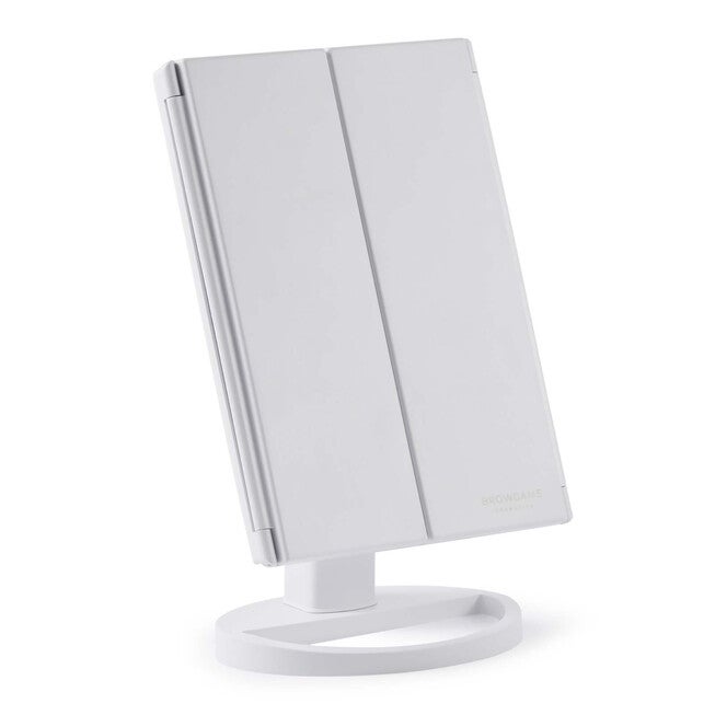 Tri Folded Lighted Mirror by Browgame for Women - 1 Pc Mirror, See Description, alternate image number 3