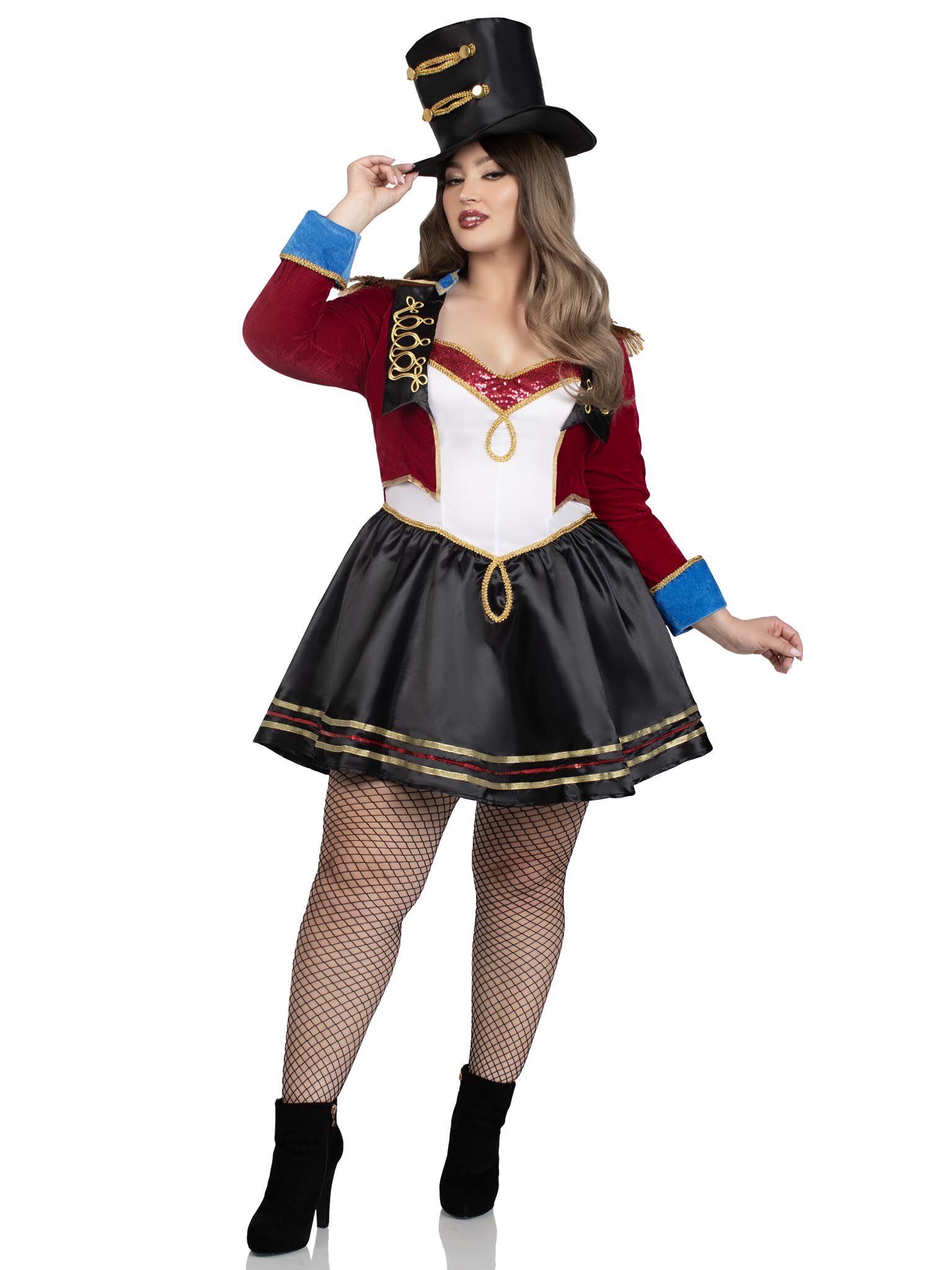 Classic Ringmaster Costume, Red, alternate image number 2