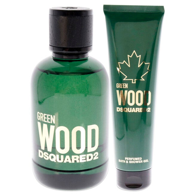 Green Wood by Dsquared2 for Men - 2 Pc Gift Set 3.4oz EDT Spray, 5.0oz Bath and Shower Gel, See Description, alternate image number 3