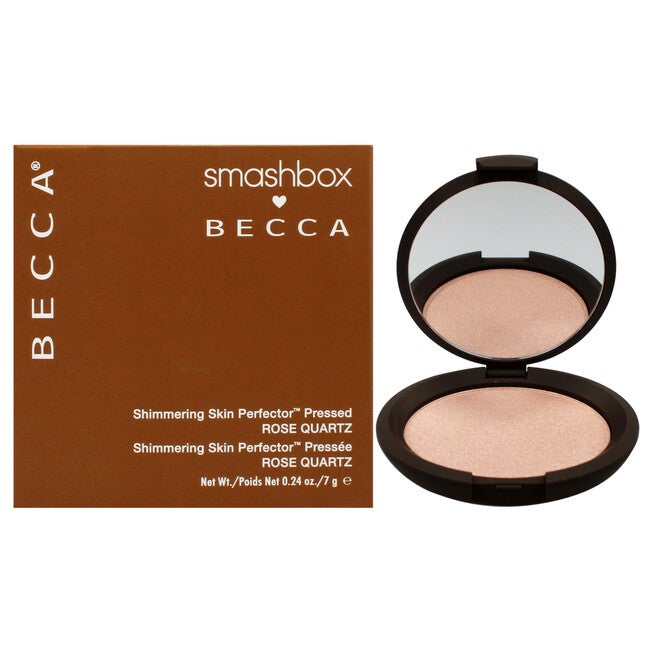 Becca Shimmering Skin Perfector Pressed - Rose Quartz by SmashBox for Women - 0.24 oz Highlighter, NA, hi-res image number null