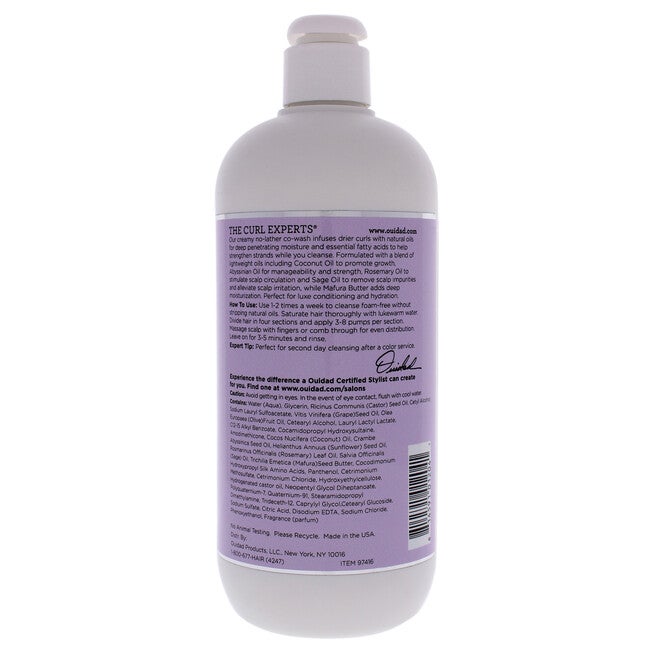 Curl Immersion No-Lather Coconut Cream Cleansing Conditioner by Ouidad for Unisex - 16 oz Conditioner, See Description, alternate image number 2