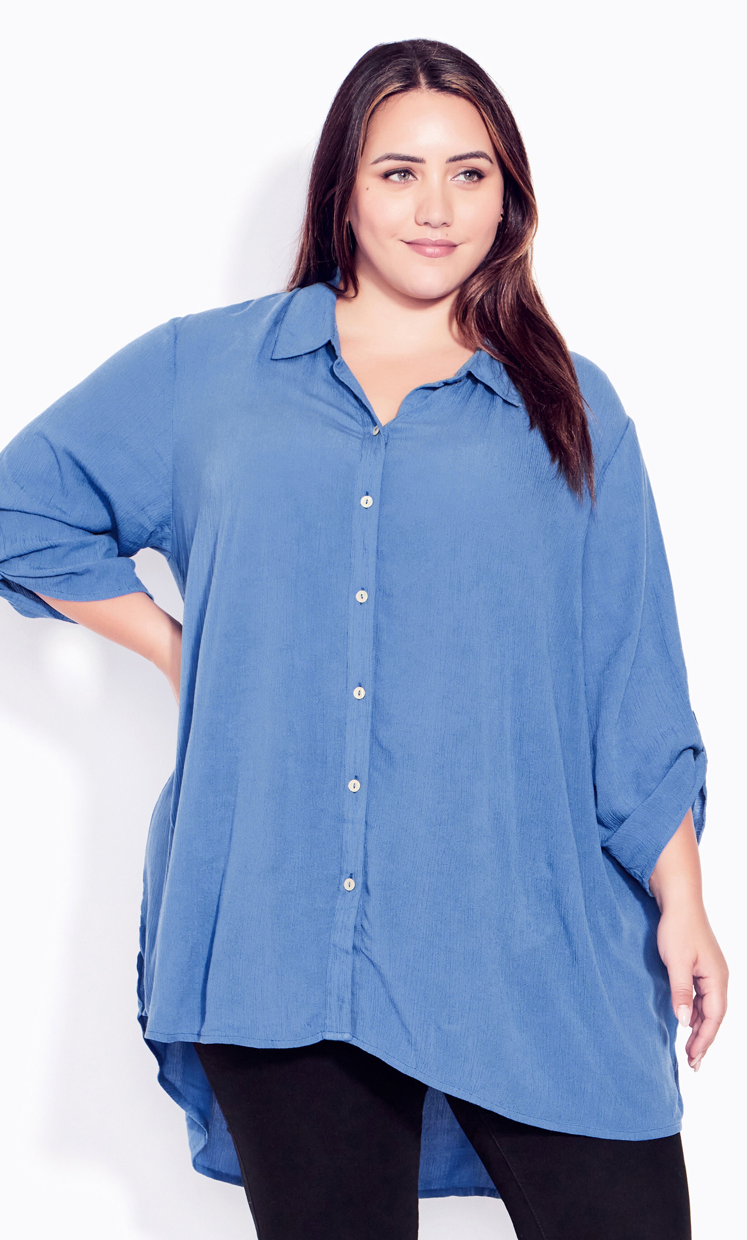 Island Breeze Tunic - blue, Blue, hi-res image number 0