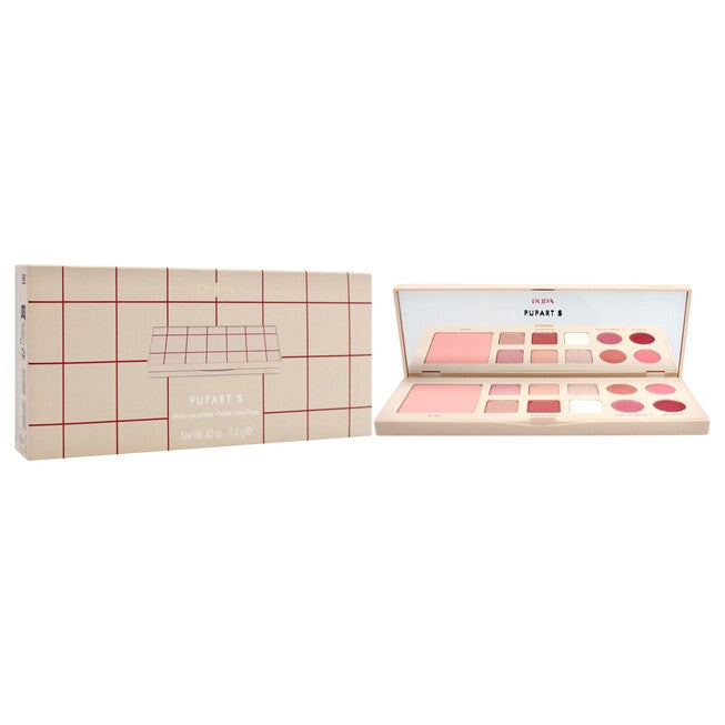 Pupart S Make-Up Palette - 001 Nude by Pupa Milano for Women - 0.4 oz Makeup, See Description, alternate image number 2