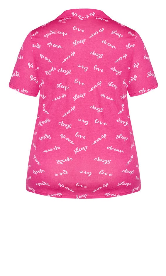 Button Sleep Top - pink sleep, , alternate image number 5