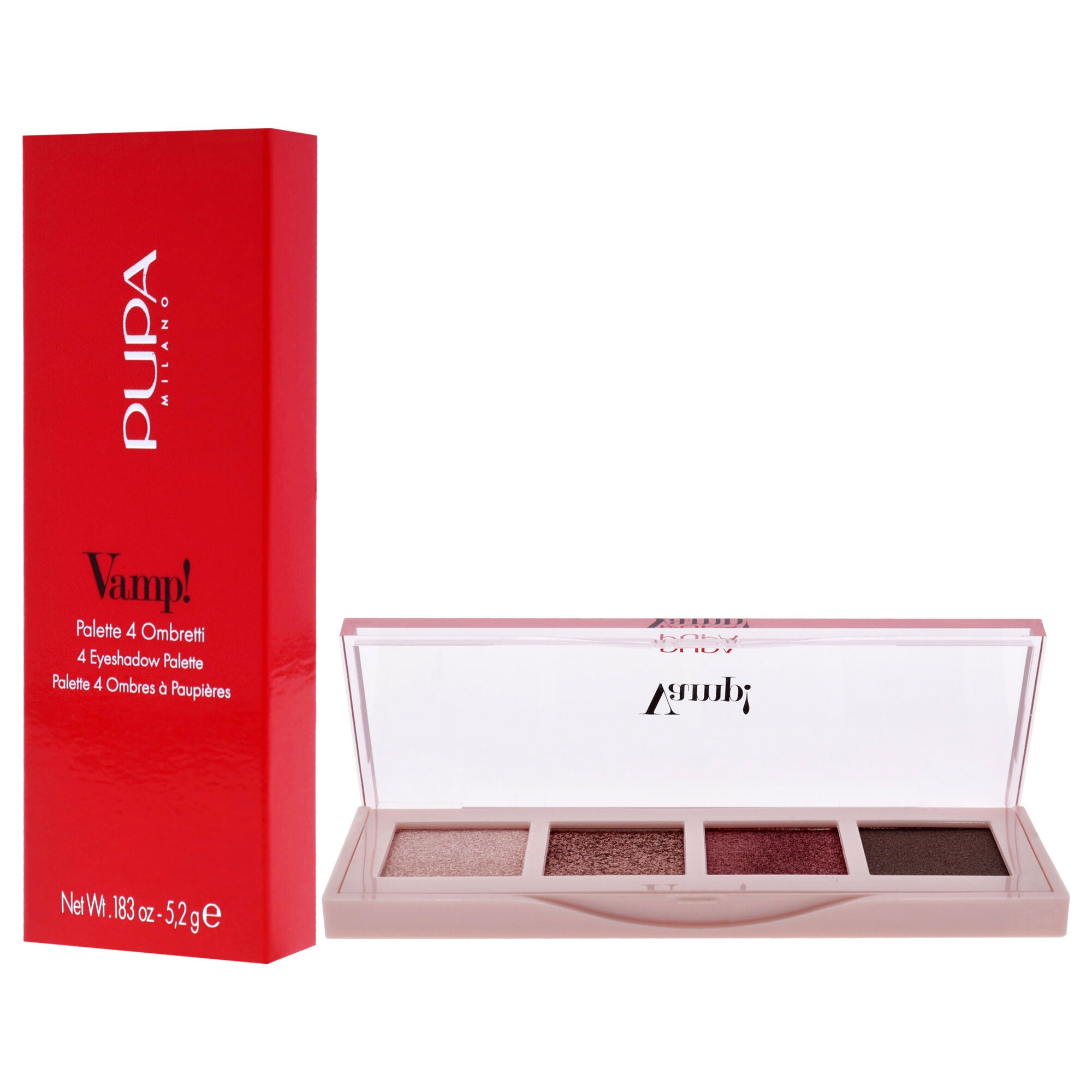 Vamp! 4 Eyeshadow Palette - 003 Pinkish Bronze by Pupa Milano for Women - 0.183 oz Eye Shadow, See Description, alternate image number 2