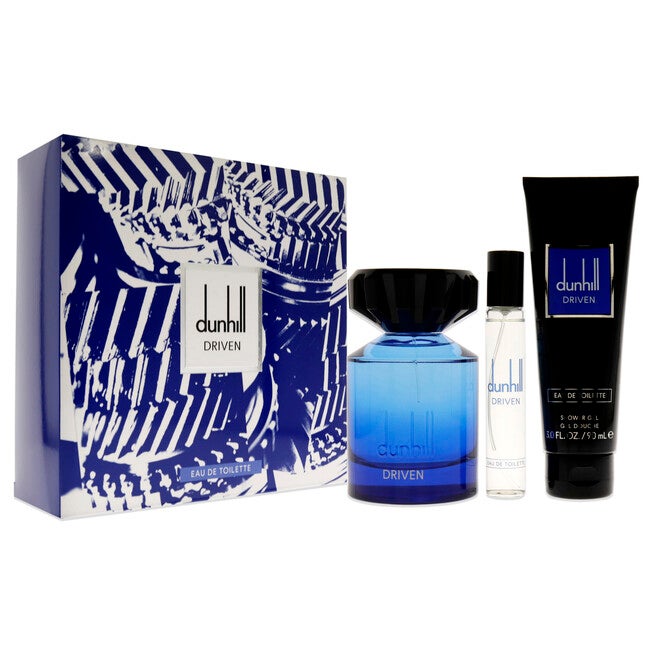 Driven Blue by Alfred Dunhill for Men - 3 Pc Gift Set 3.4oz EDT Spray, 3oz Shower Gel, 0.15ml Travel Spray, , alternate image number 7