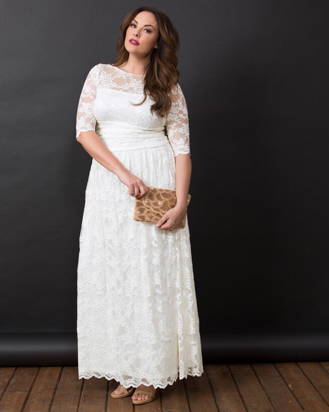 Lace Illusion Wedding Gown, , alternate image number 5