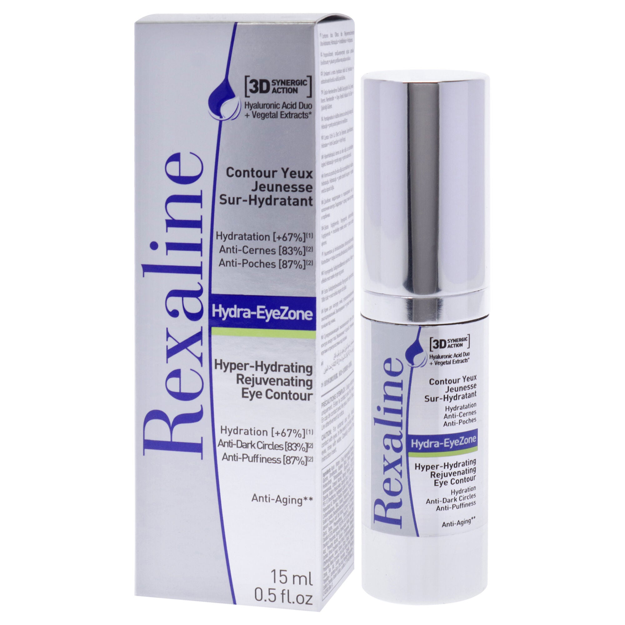 Hydra-EyeZone Hyper Hydrating Rejuvenating Eye Contour by Rexaline for Women - 0.5 oz Treatment, See Description, alternate image number 3
