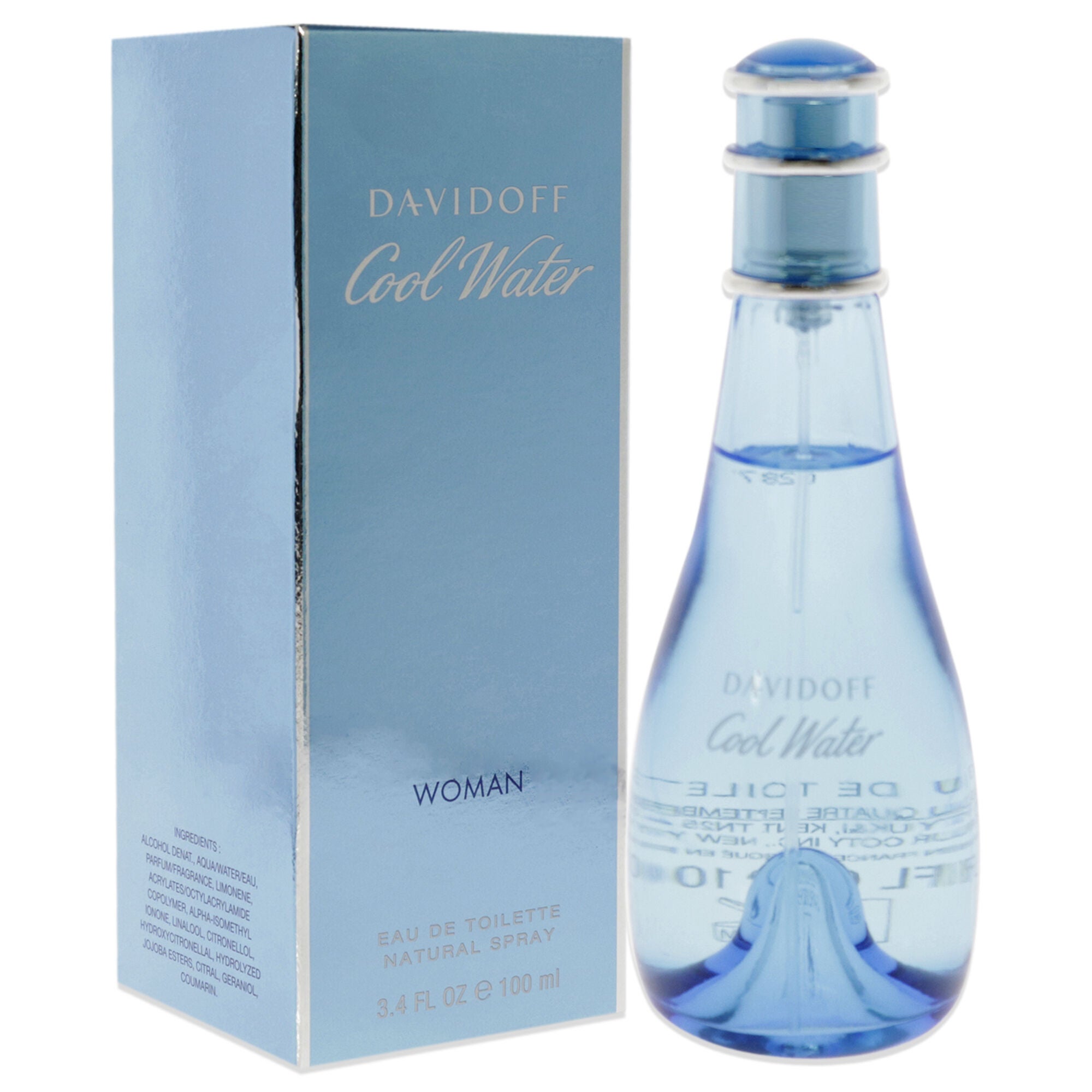 Cool Water by Davidoff for Women - 3.4 oz EDT Spray, See Description, alternate image number 2