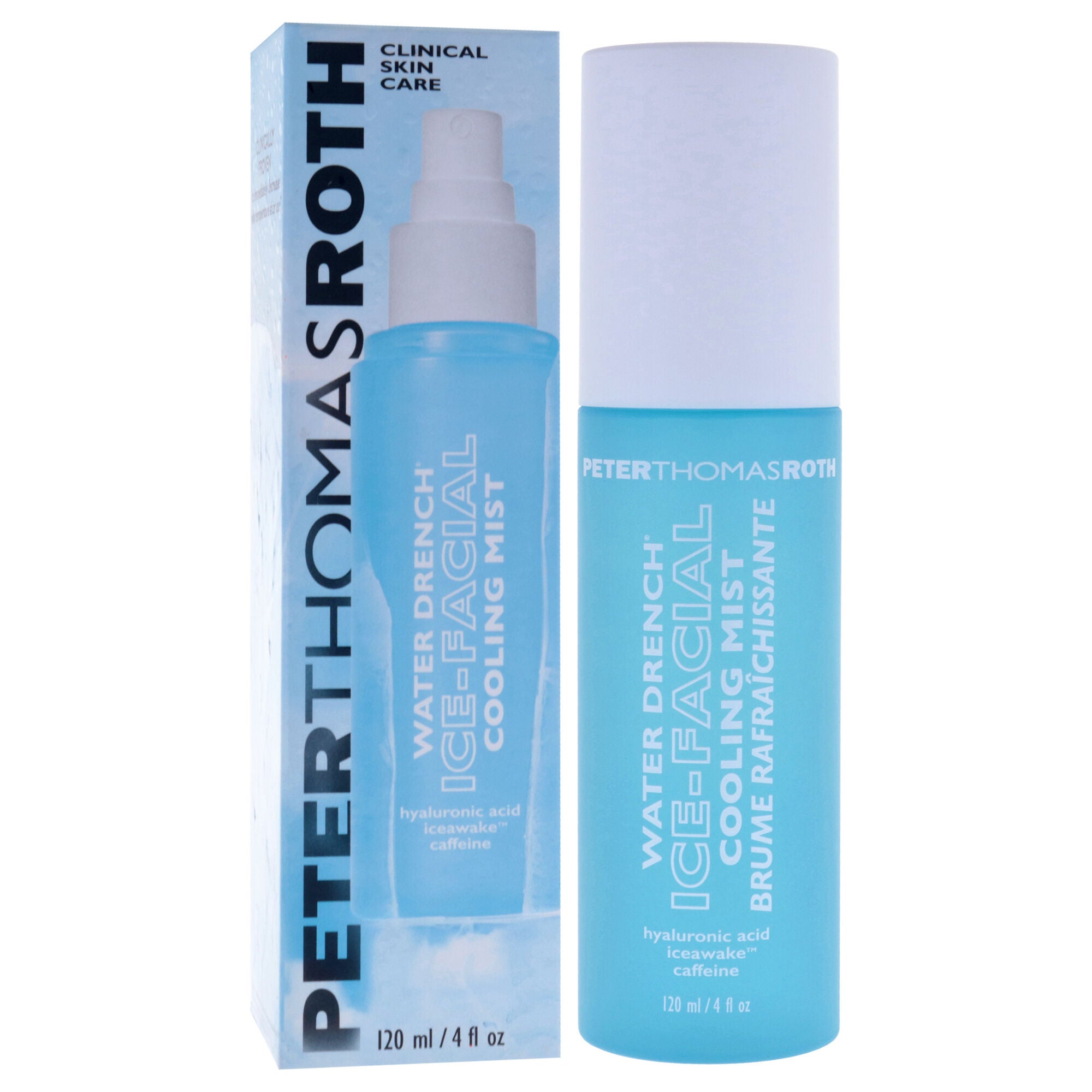 Water Drench Ice-Facial Cooling Mist by Peter Thomas Roth for Unisex - 4 oz Mist, Clear, alternate image number 2