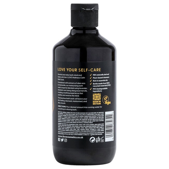 Wellness Bath Soak - Calm by I Love Cosmetics for Women - 16.9 oz Bath Soak, See Description, alternate image number 2
