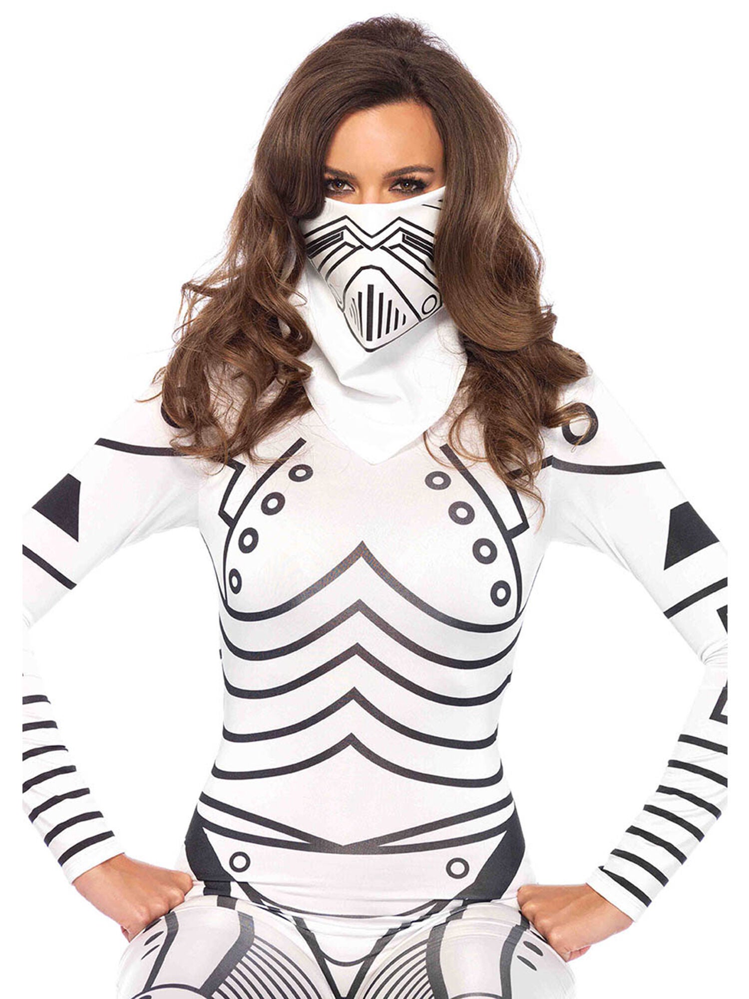 Evil Robot Bandana, White / white, hi-res image number 0