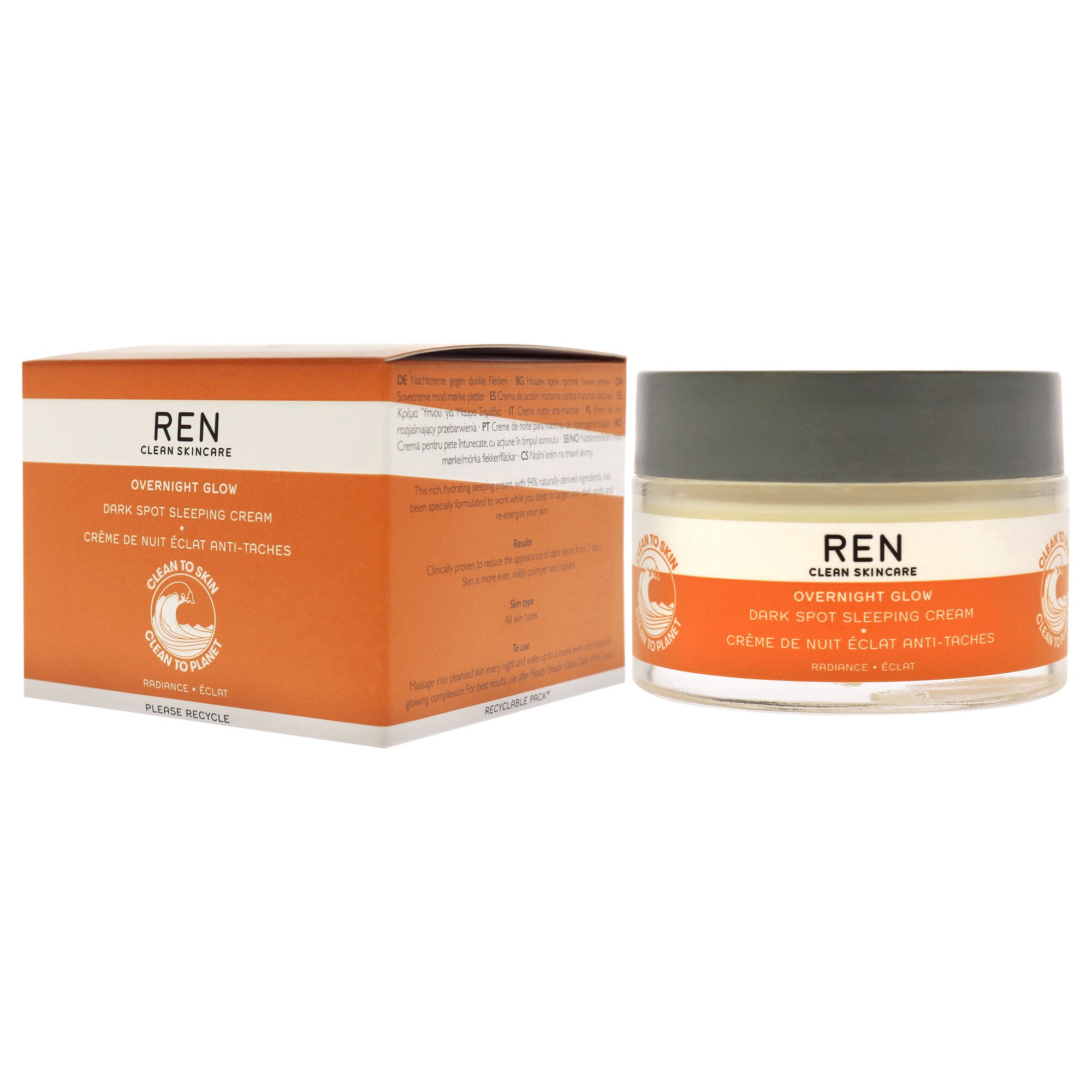 Overnight Glow Dark Spot by REN for Unisex - 1.7 oz Cream, See Description, alternate image number 3