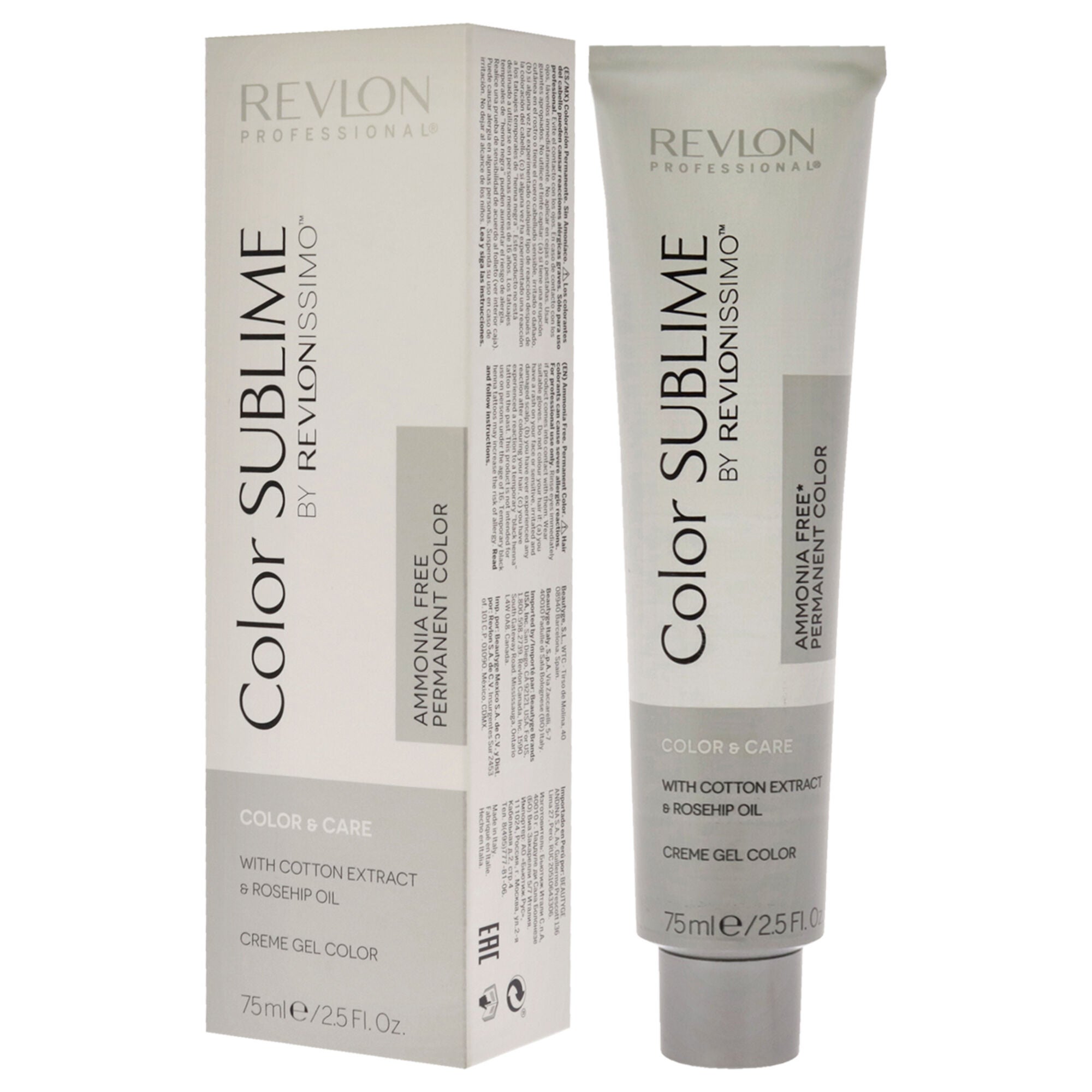 Revlonissimo Color Sublime - 6.1 Dark Ash Blonde by Revlon for Unisex - 2.5 oz Hair Color, See Description, alternate image number 3