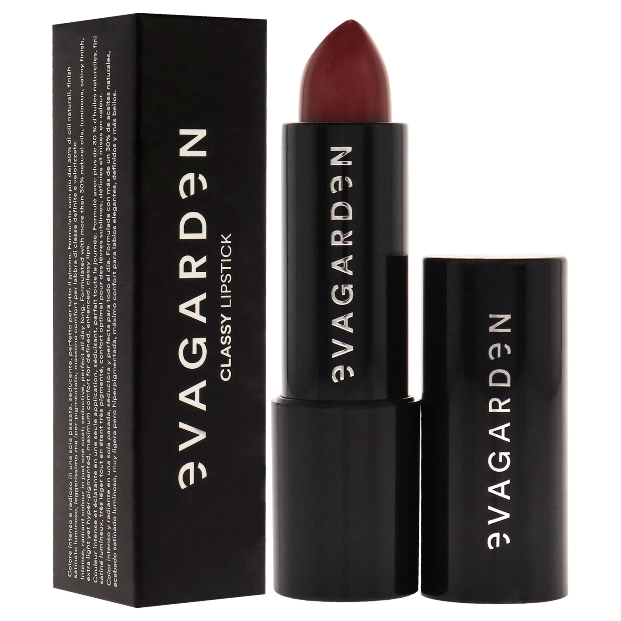 Classy Lipstick - 614 Brick Red by Evagarden for Women - 0.10 oz Lipstick, See Description, alternate image number 1